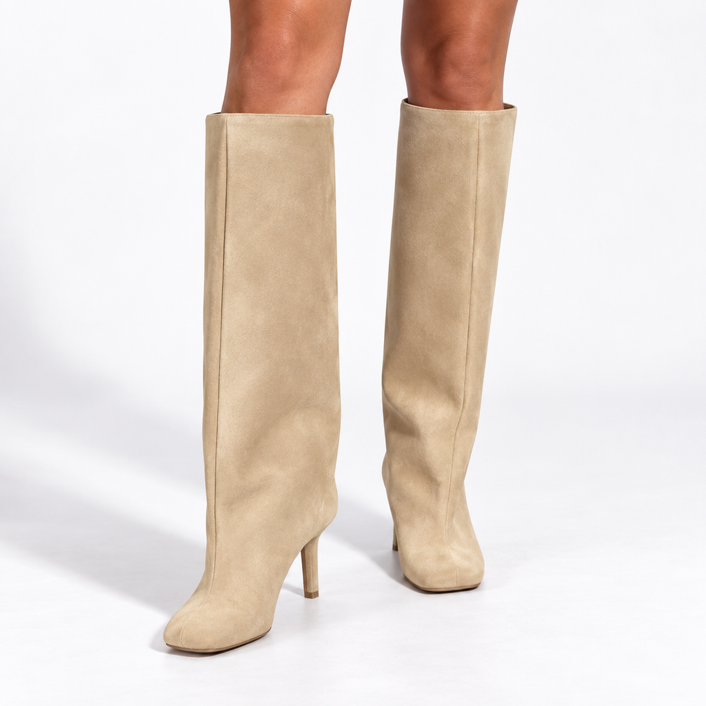 Women's apricot front boots, catalogue view