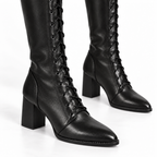 Women's black detail boots, catalogue view