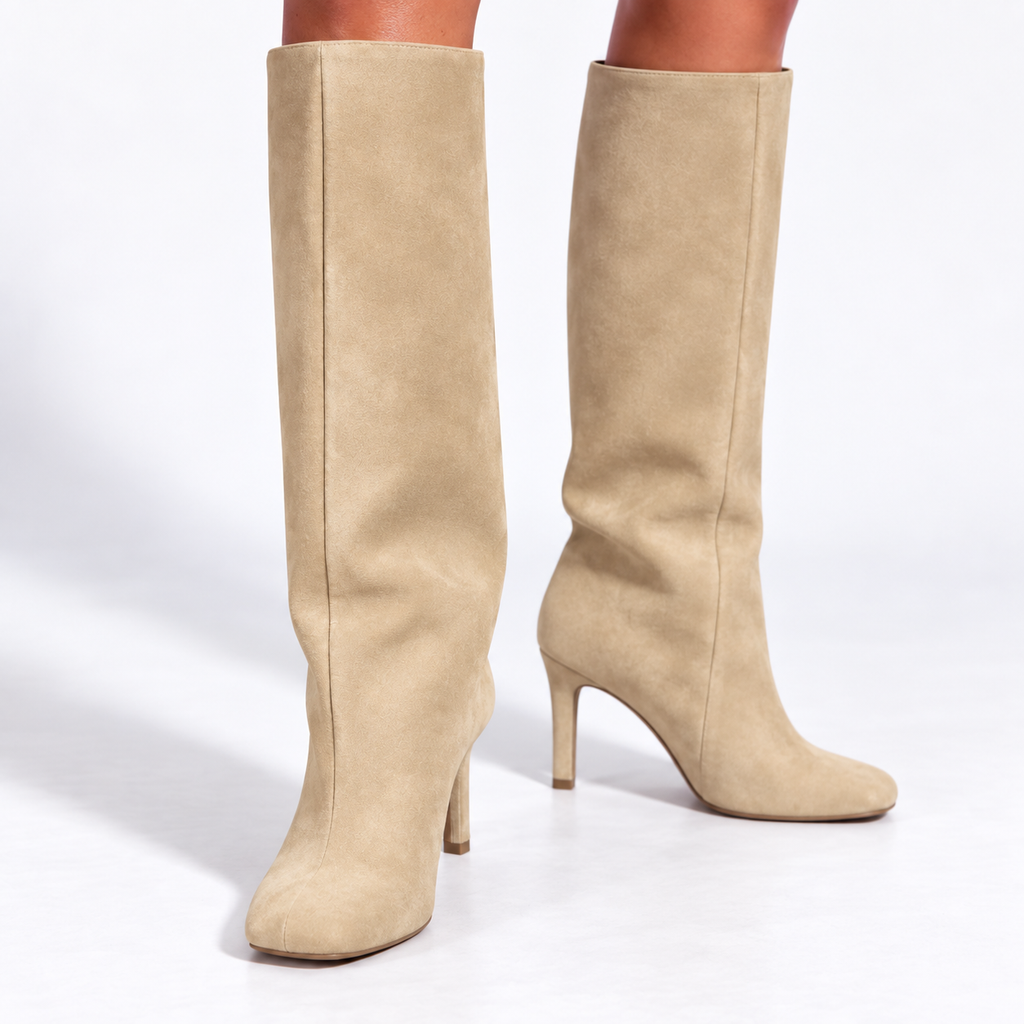 Women's apricot detail boots, catalogue view