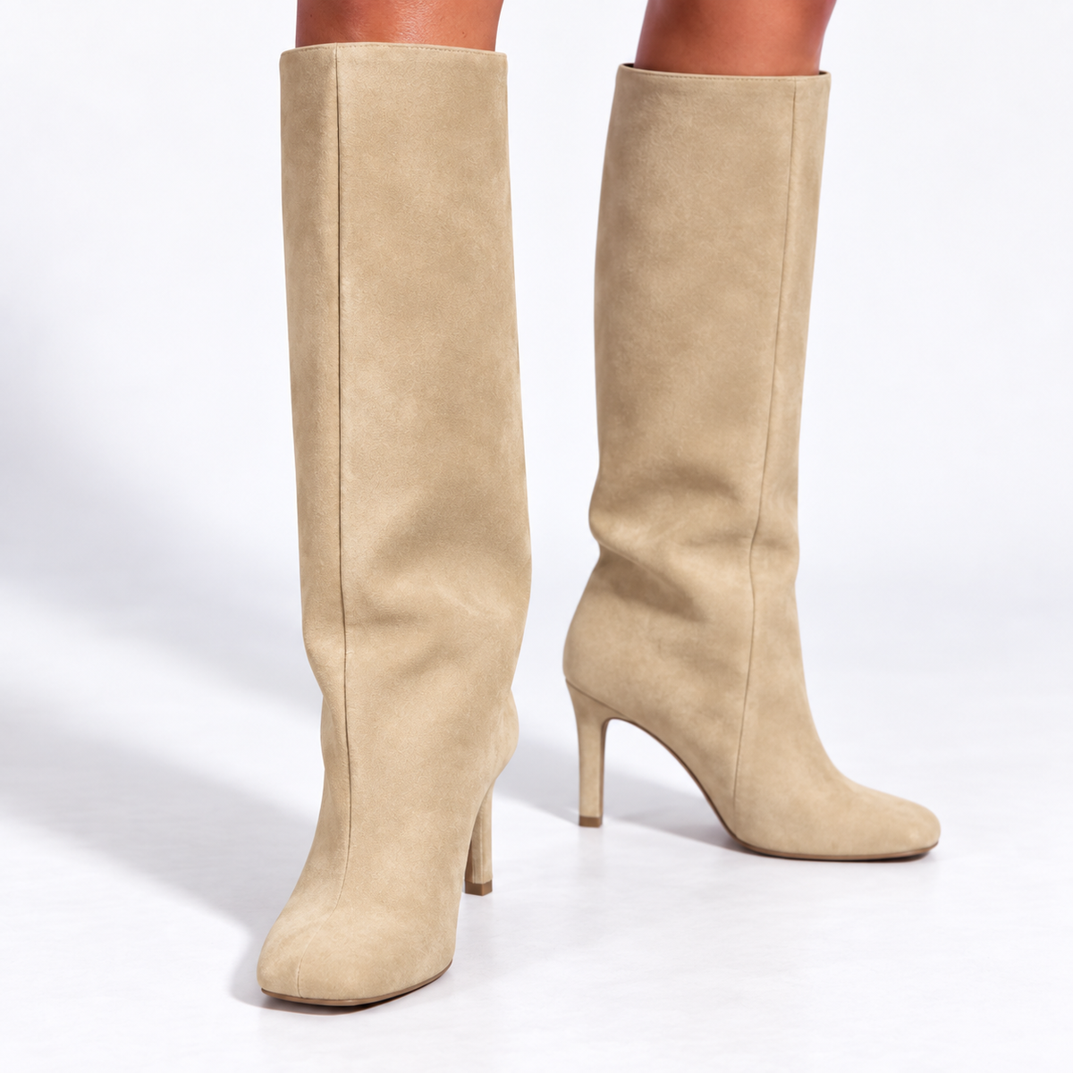 Women's apricot detail boots, catalogue view