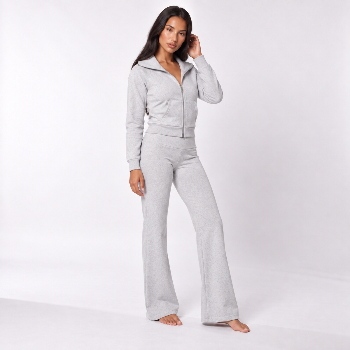 Mooi Muse Fleece Set Dames - Los Vest of Broek