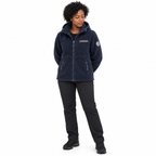Hooded Fleece Jacket for Men and Women — Blue — front — studio 10-5